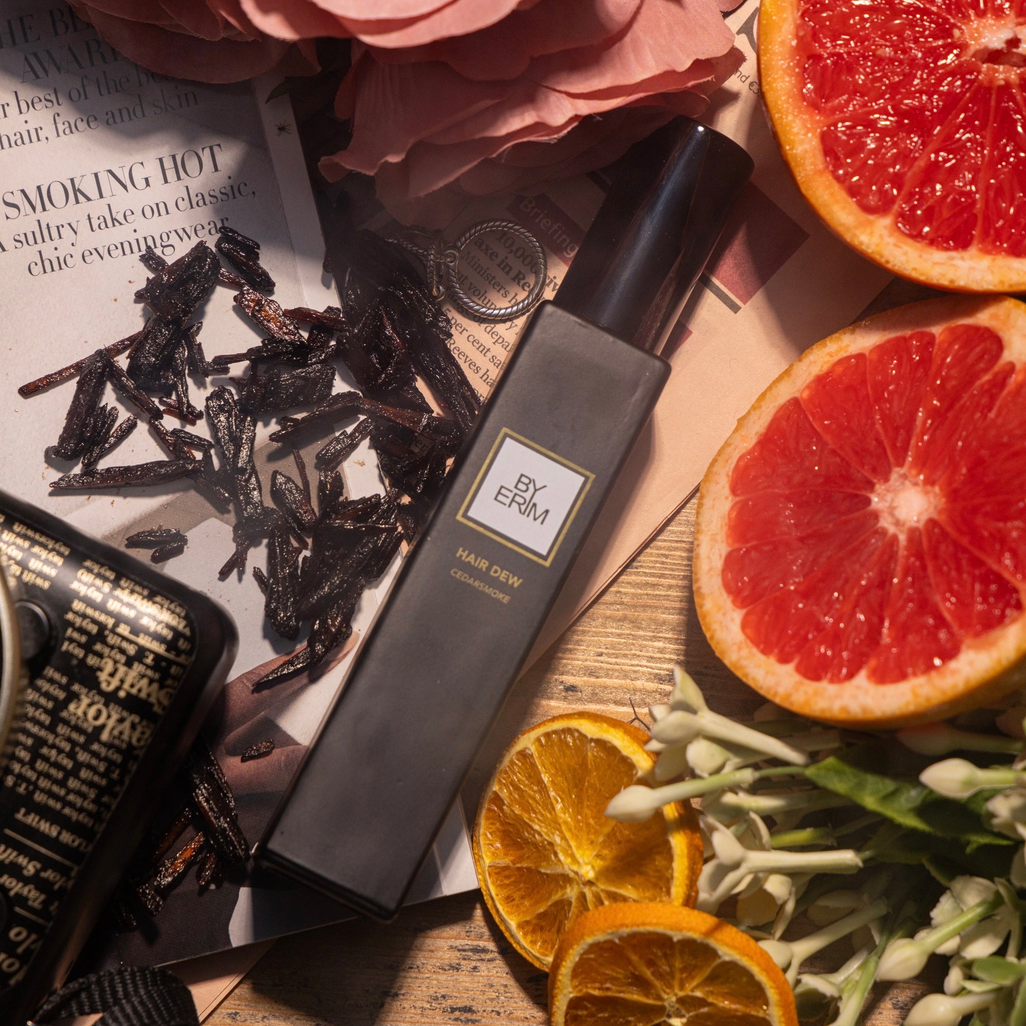 CedarSmoke Hair Perfume & Hair Dew | Fresh Woody Scent | ByErim